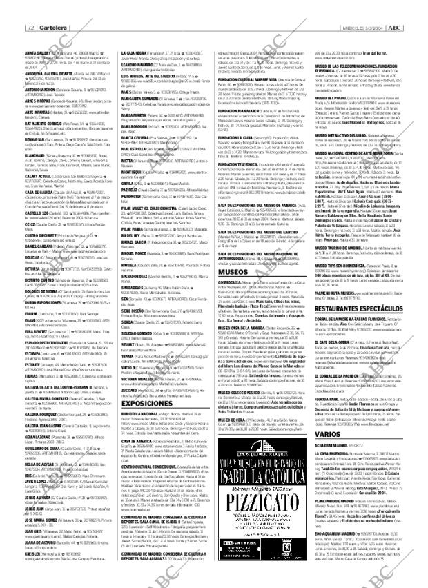 ABC MADRID 03-03-2004 página 72