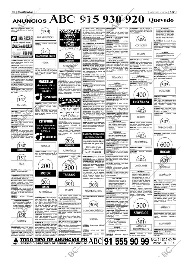 ABC MADRID 03-03-2004 página 84