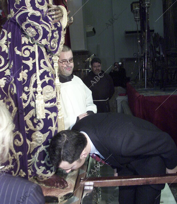 visita de Sar el príncipe Felipe y doña Letizia Ortiz A la iglesia de Jesús de...