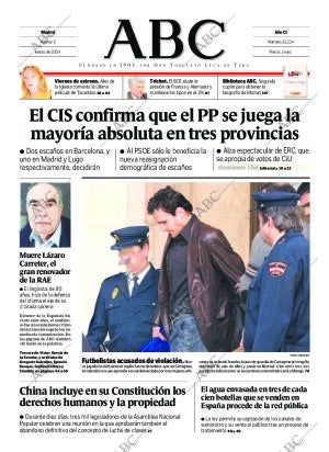 ABC MADRID 05-03-2004 página 1