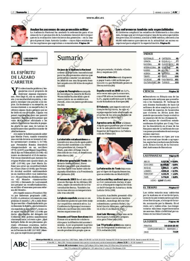 ABC MADRID 05-03-2004 página 2