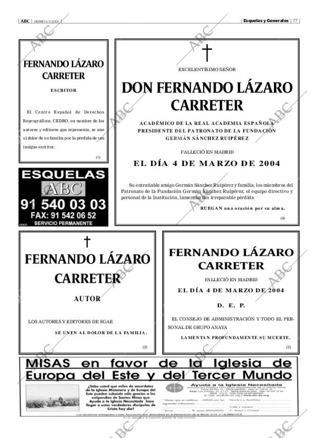 ABC MADRID 05-03-2004 página 77