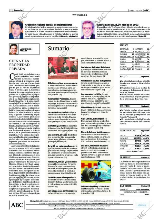 ABC MADRID 06-03-2004 página 2