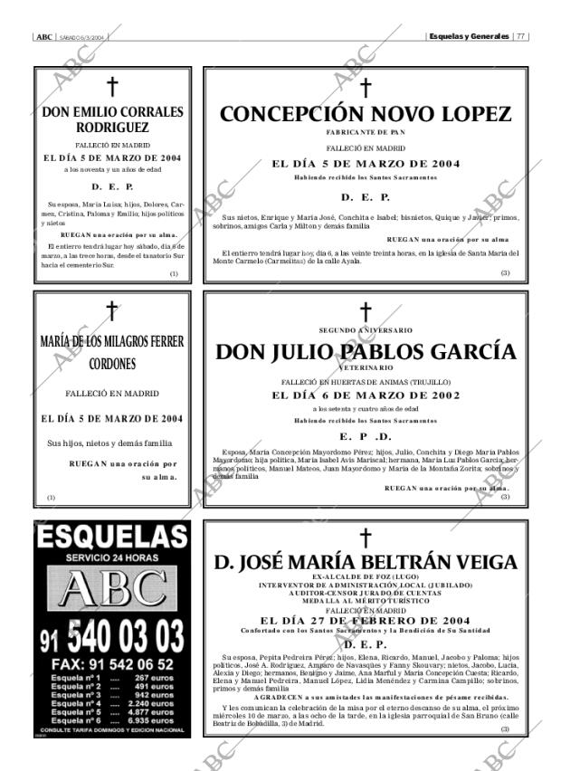 ABC MADRID 06-03-2004 página 77