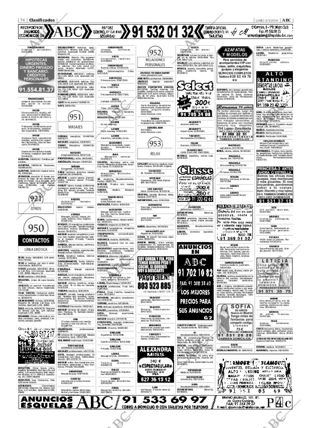 ABC MADRID 08-03-2004 página 74