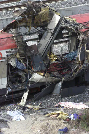 atentado en la estación de atocha en un tren de Cercanías foto Jaime García