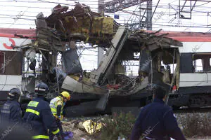 atentado en la estación de atocha en un tren de Cercanías foto Jaime García