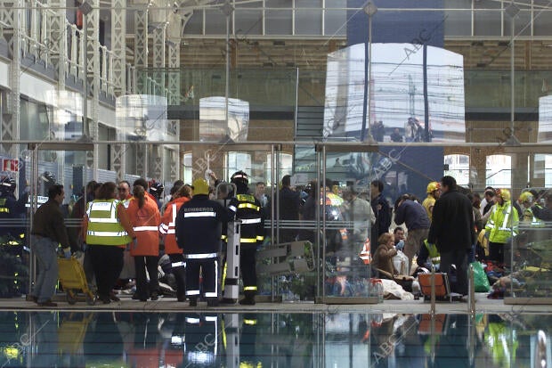 atentado en la estación de atocha en un tren de Cercanías foto Jaime García