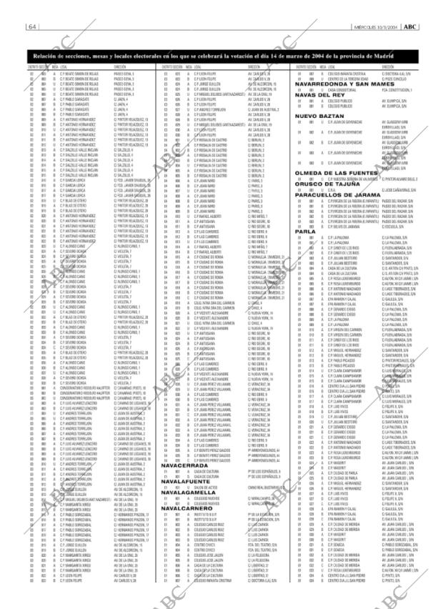 ABC MADRID 10-03-2004 página 64