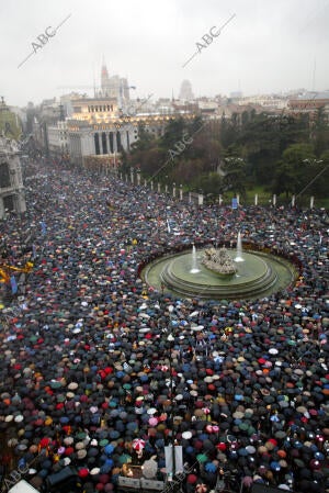 manifestación en contra del Terrorismo