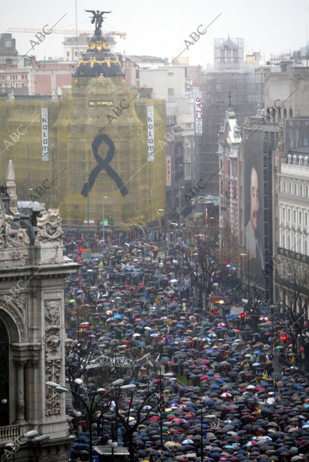 manifestación en contra del Terrorismo