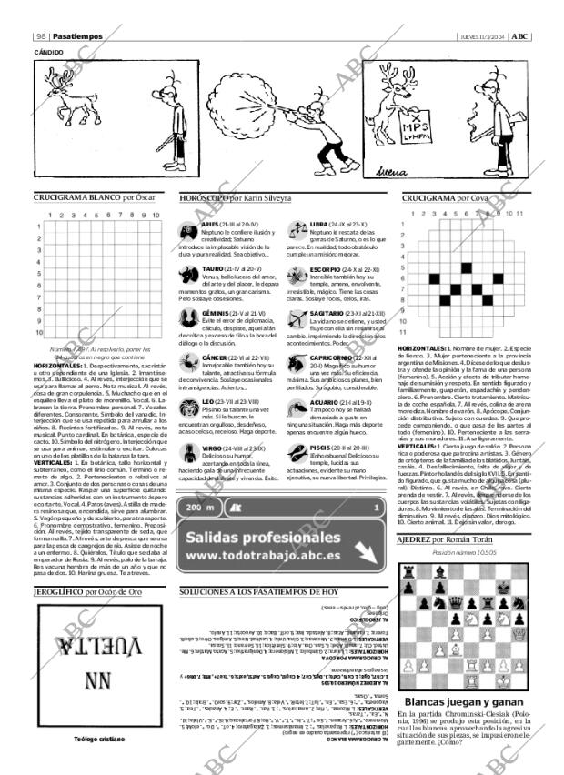 ABC MADRID 11-03-2004 página 98