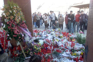 Ambiente de condolencia en la estación de Atocha, en la jornada electoral del 14...