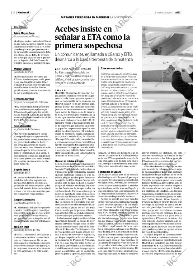 ABC MADRID 13-03-2004 página 16