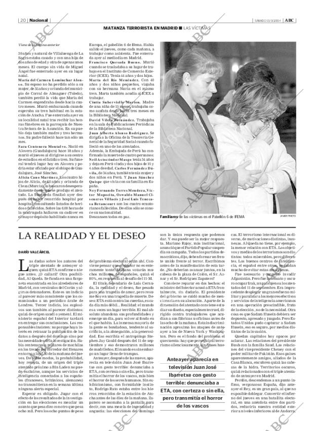 ABC MADRID 13-03-2004 página 20
