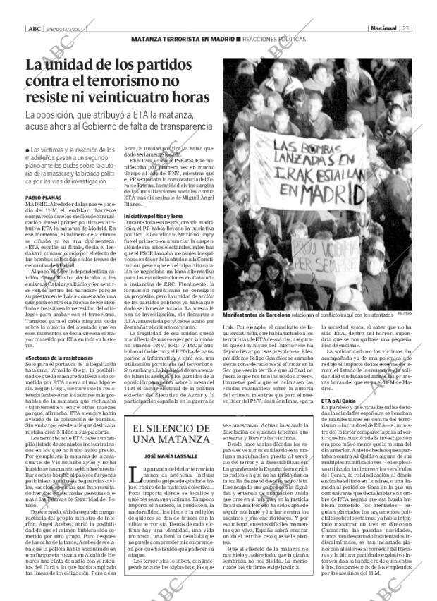 ABC MADRID 13-03-2004 página 23