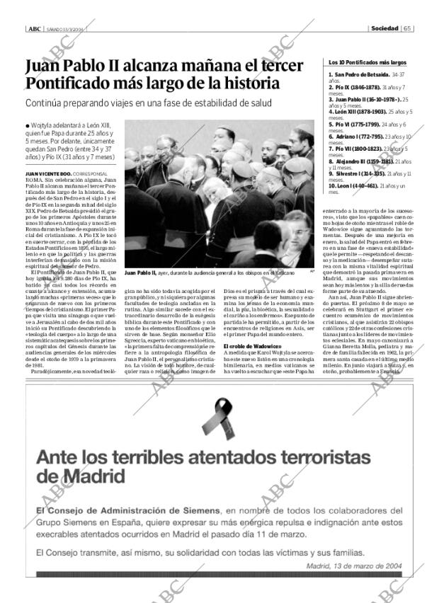 ABC MADRID 13-03-2004 página 65