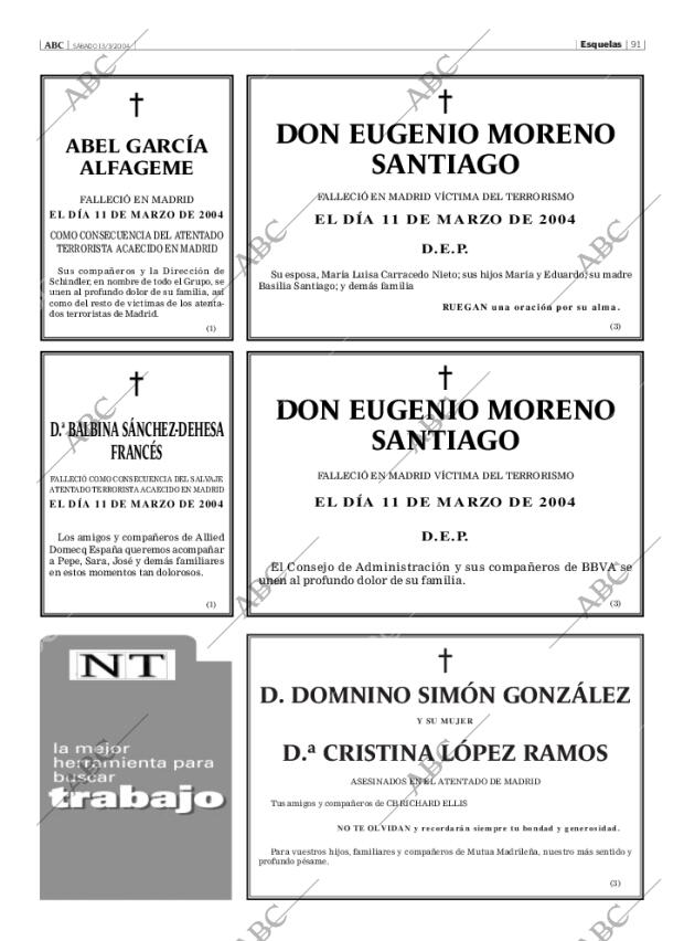 ABC MADRID 13-03-2004 página 91
