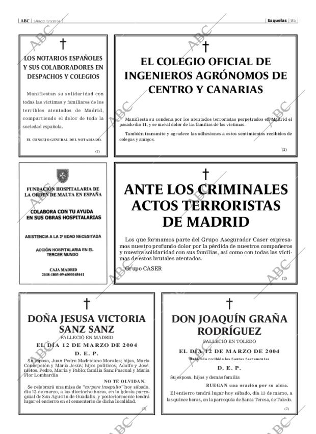 ABC MADRID 13-03-2004 página 95