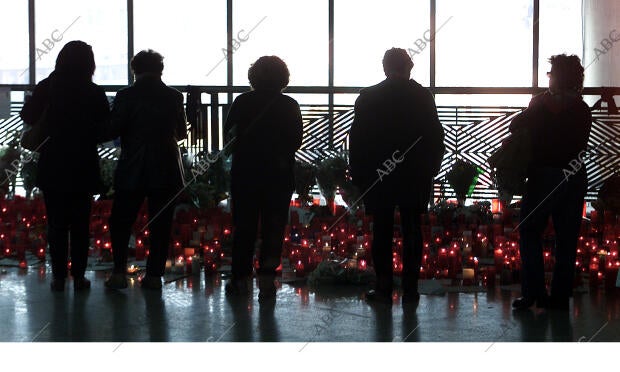 Imágenes de la estación de atocha en la tarde de hoy con motivo de la apertura...