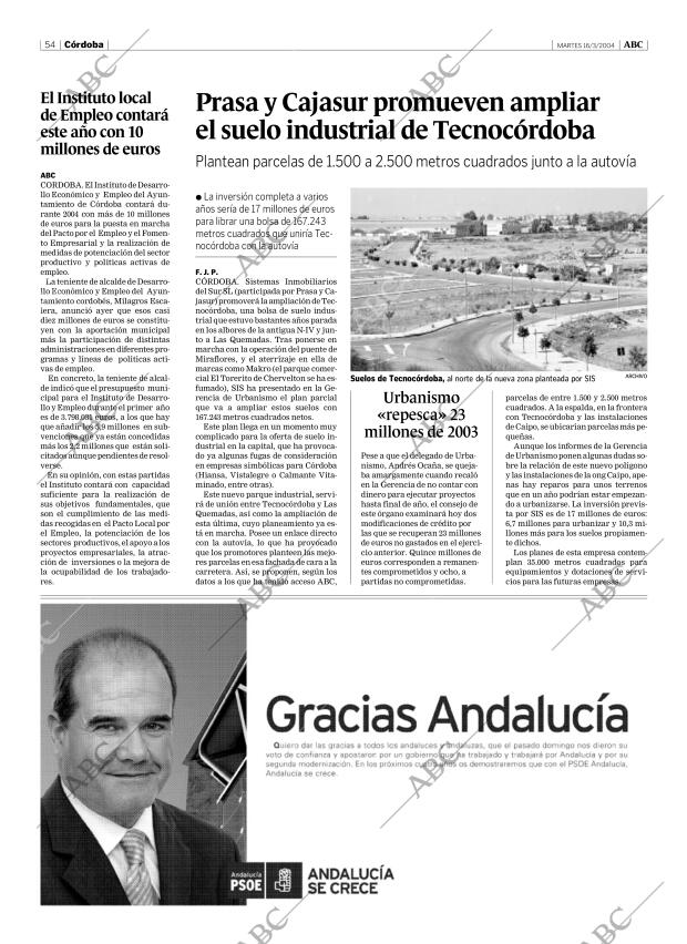 ABC CORDOBA 16-03-2004 página 54