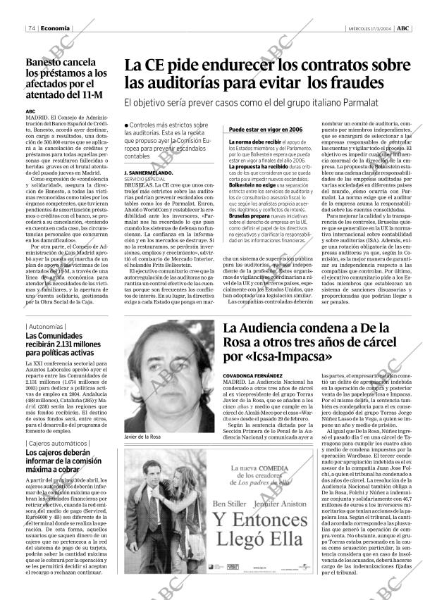 ABC CORDOBA 17-03-2004 página 74