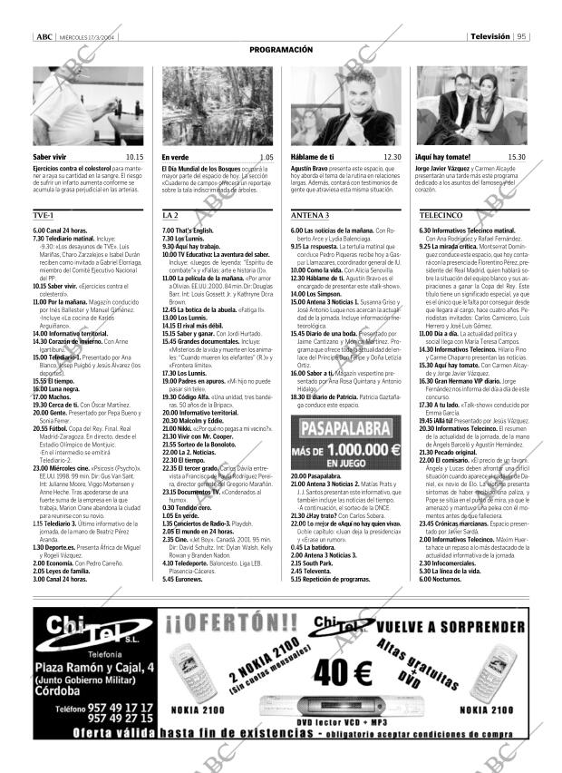 ABC CORDOBA 17-03-2004 página 95