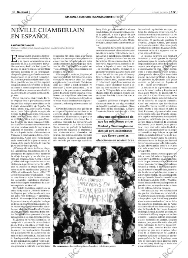 ABC MADRID 19-03-2004 página 18