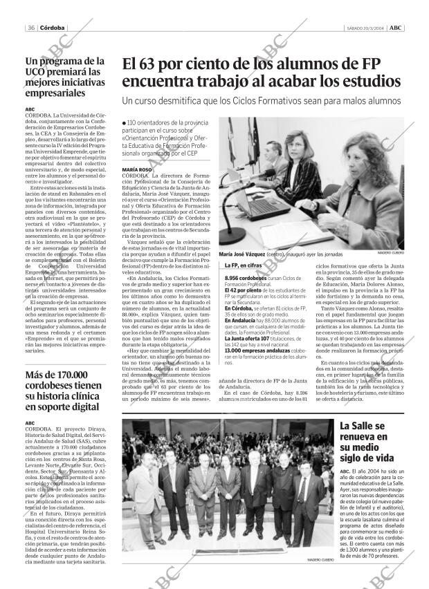 ABC CORDOBA 20-03-2004 página 36