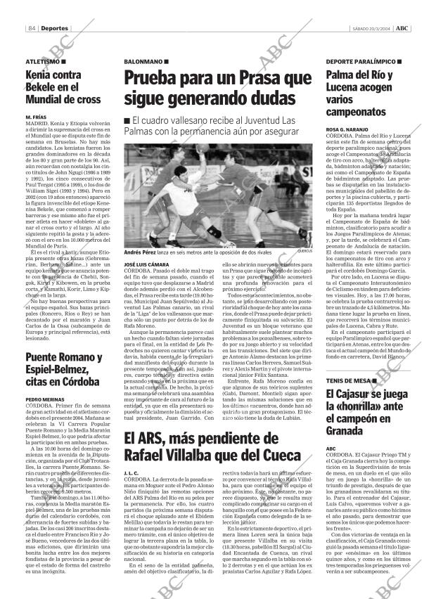 ABC CORDOBA 20-03-2004 página 84