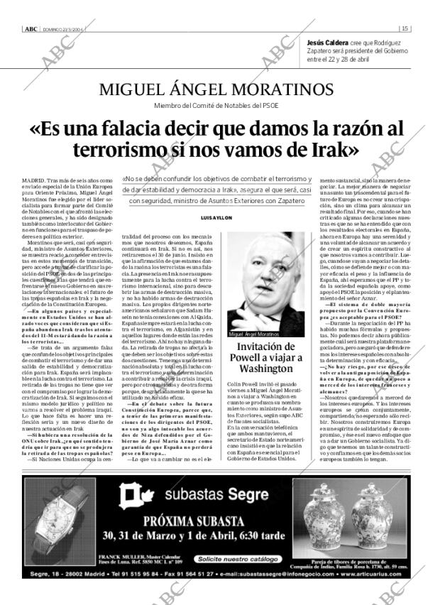 ABC MADRID 21-03-2004 página 15