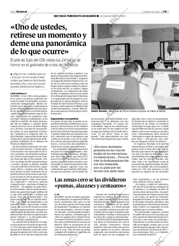 ABC MADRID 21-03-2004 página 16