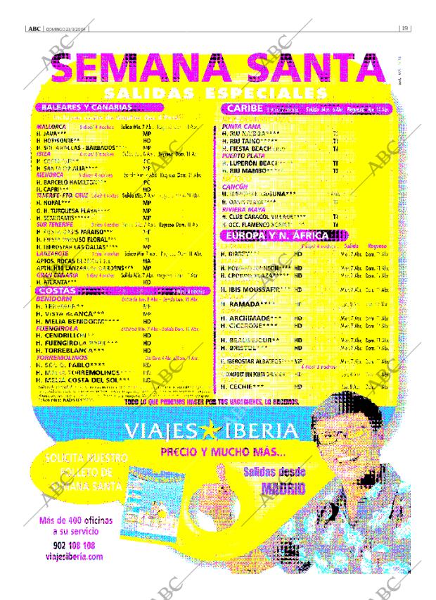ABC MADRID 21-03-2004 página 19