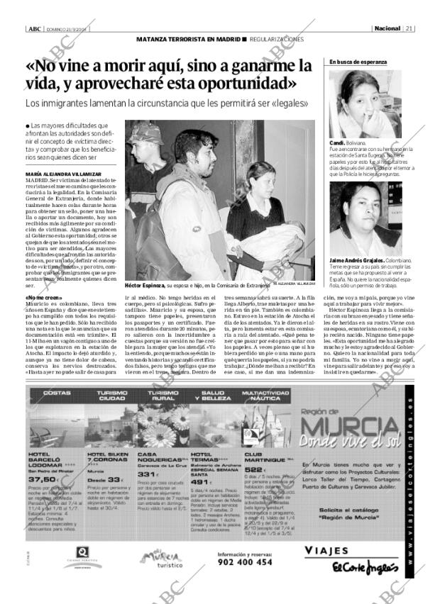 ABC MADRID 21-03-2004 página 21