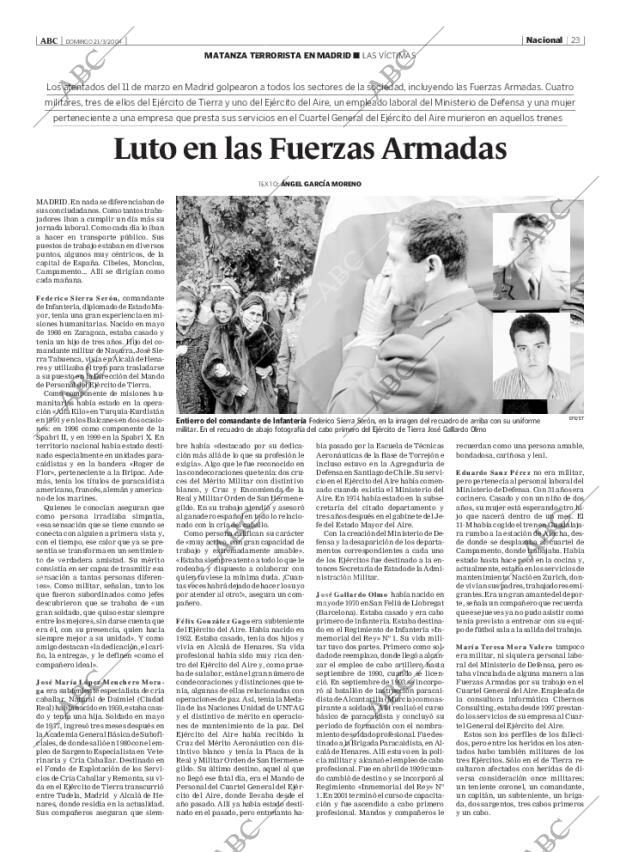 ABC MADRID 21-03-2004 página 23