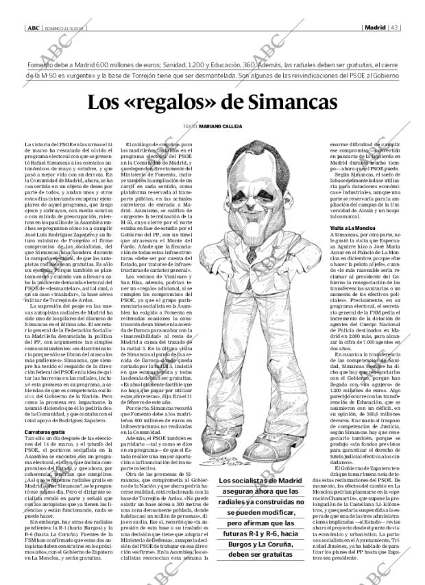 ABC MADRID 21-03-2004 página 43