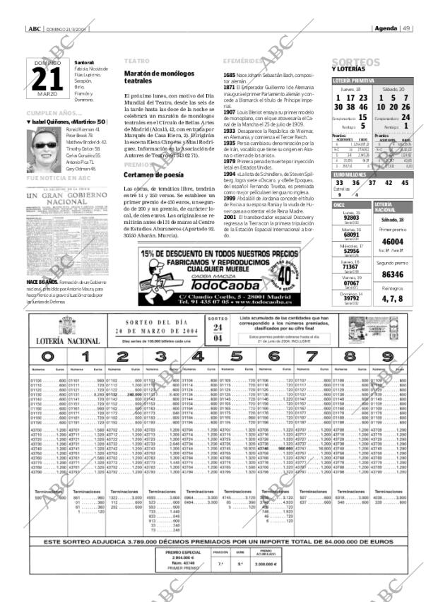 ABC MADRID 21-03-2004 página 49