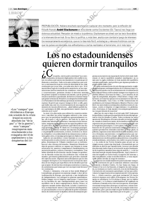 ABC MADRID 21-03-2004 página 58