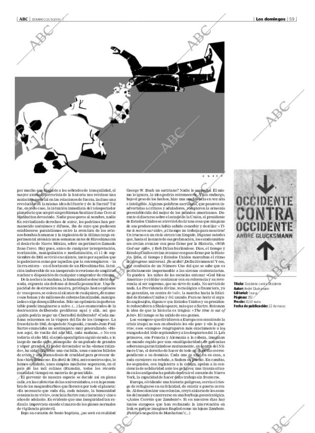ABC MADRID 21-03-2004 página 59