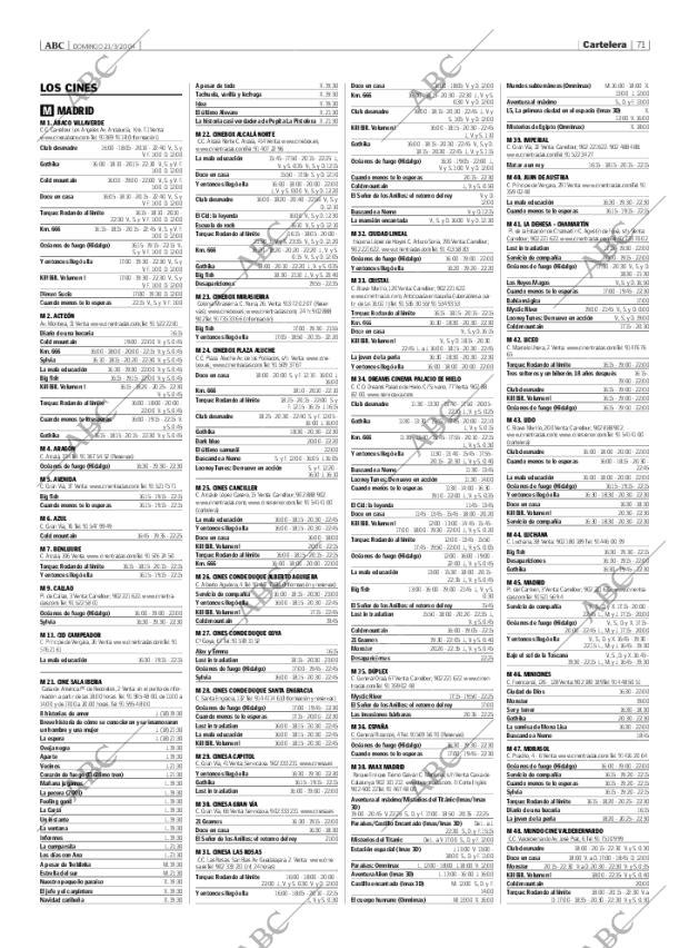 ABC MADRID 21-03-2004 página 71
