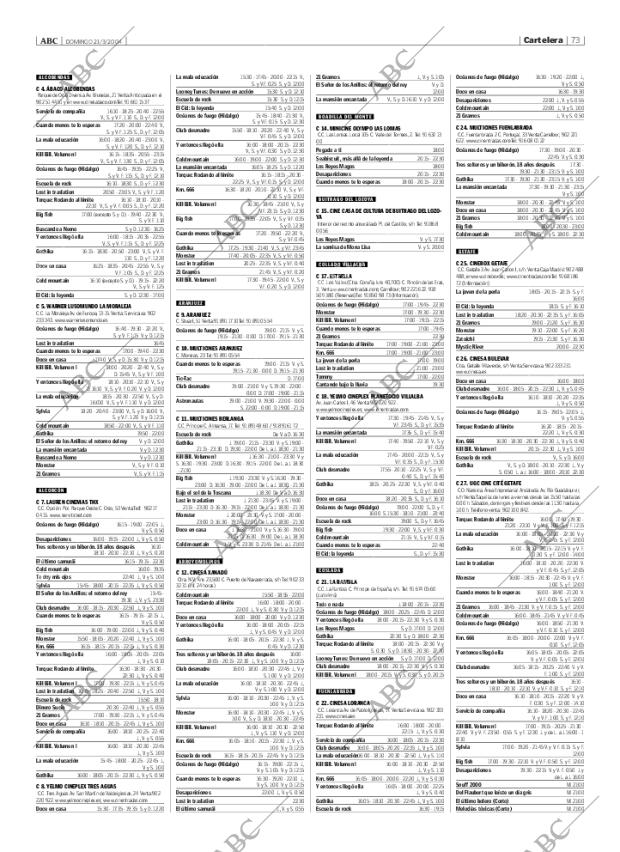 ABC MADRID 21-03-2004 página 73