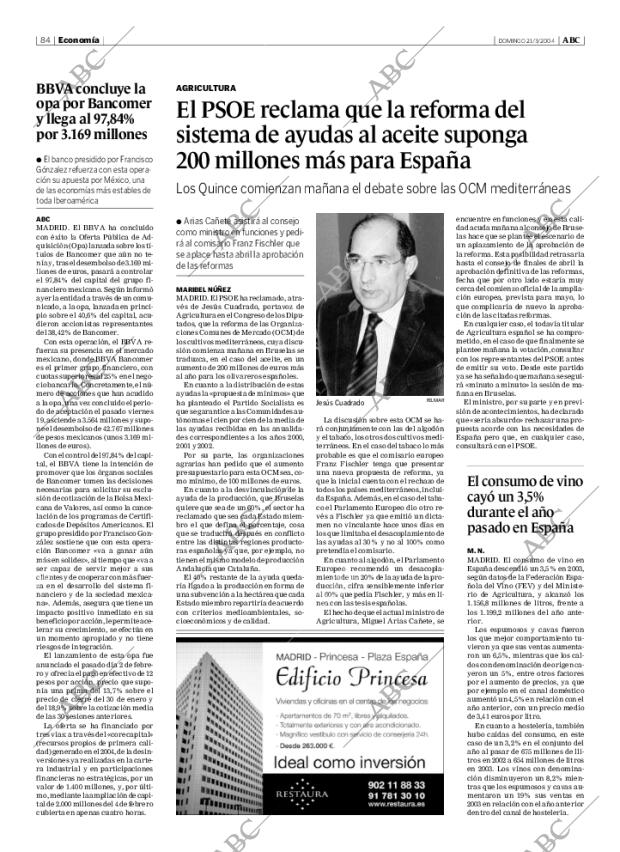 ABC MADRID 21-03-2004 página 84