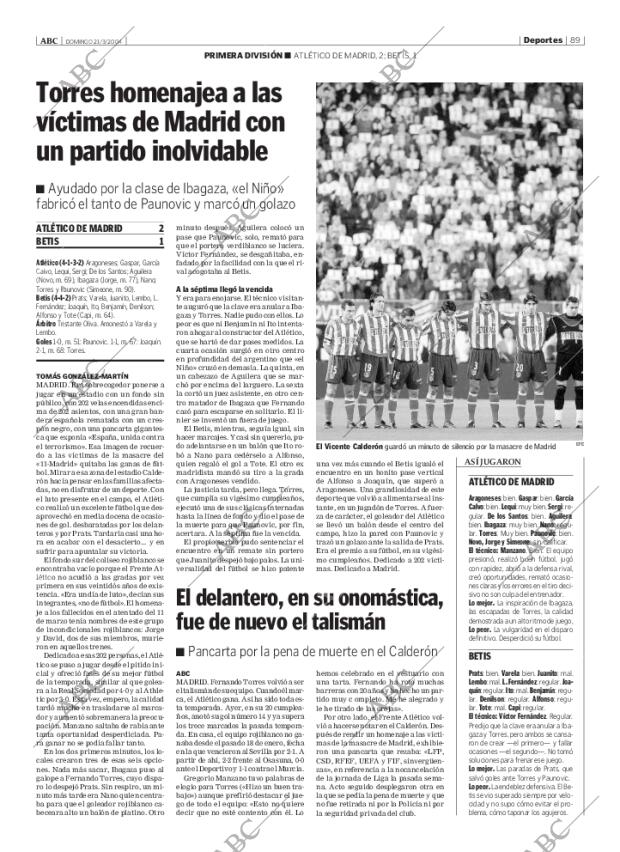 ABC MADRID 21-03-2004 página 89