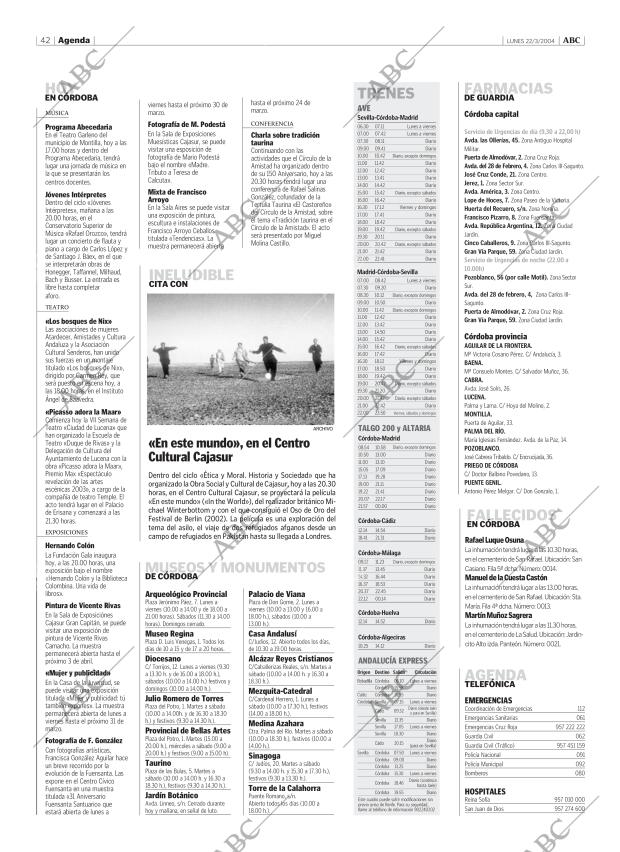 ABC CORDOBA 22-03-2004 página 42