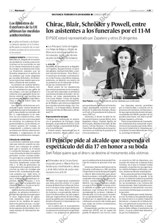 ABC MADRID 23-03-2004 página 12