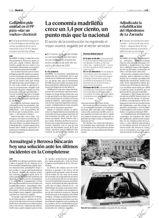 ABC MADRID 23-03-2004 página 38