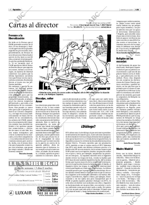 ABC MADRID 23-03-2004 página 8