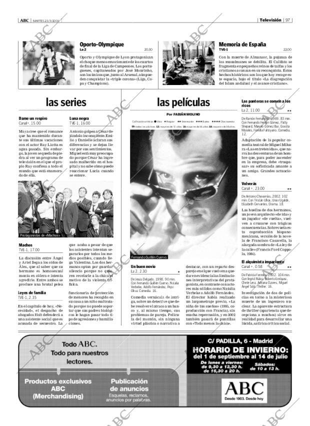 ABC MADRID 23-03-2004 página 97