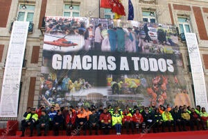 Acto de homenaje A los Distintos Cuerpos de seguridad y socorro Participes en...