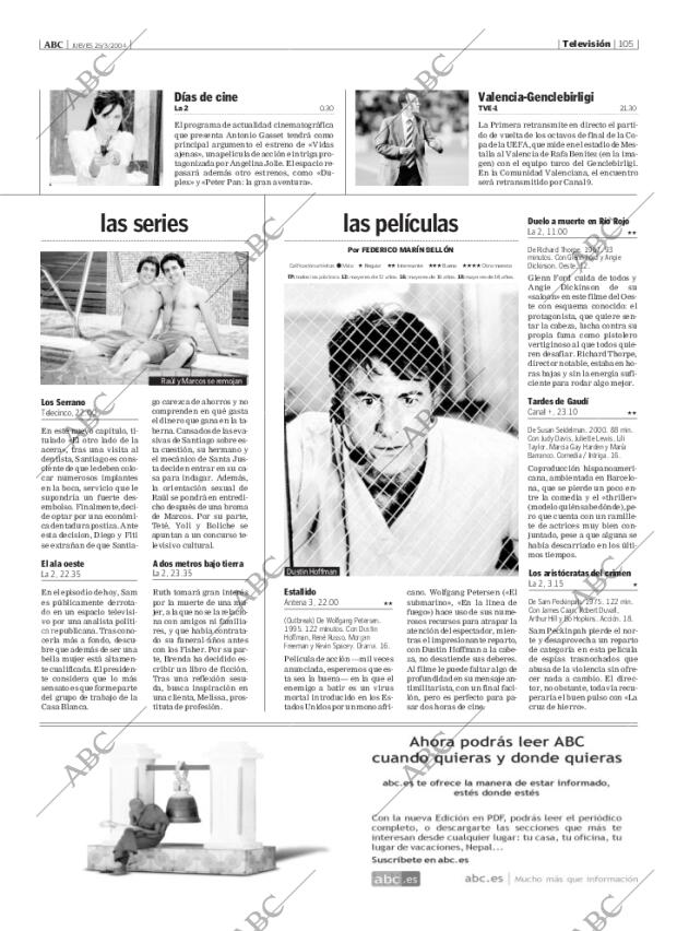 ABC MADRID 25-03-2004 página 105